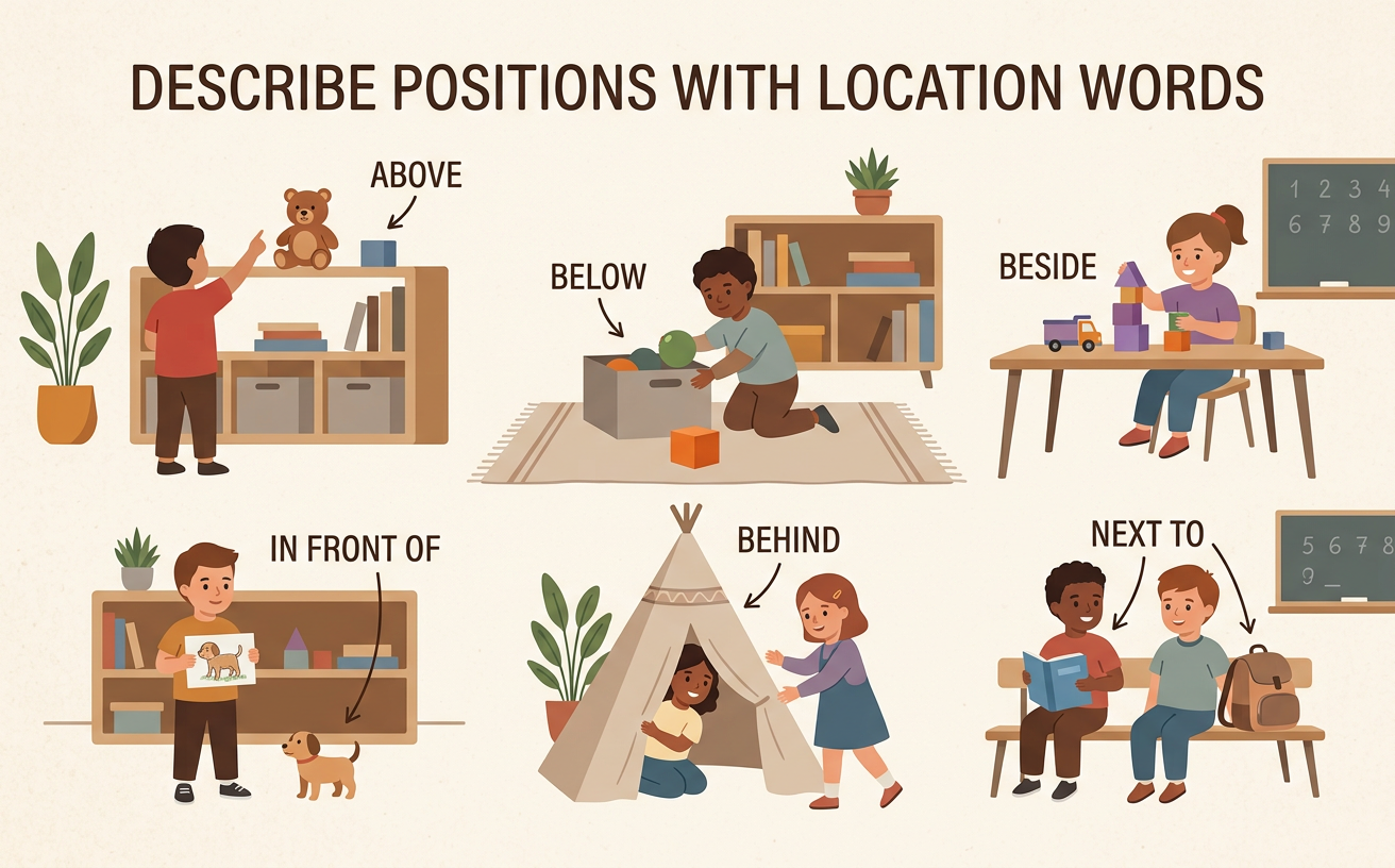 Describe Positions with Location Words
