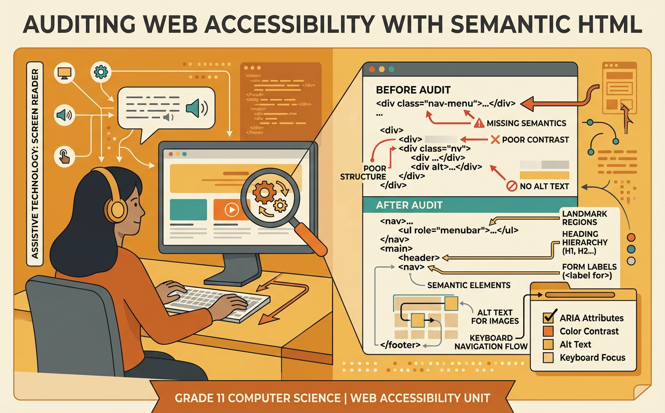 Auditing Web Accessibility with Semantic HTML