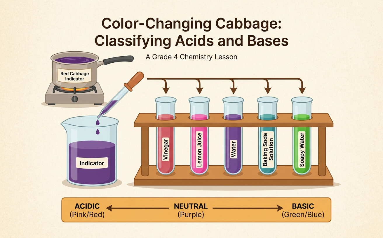 Color-Changing Cabbage: Classifying Acids and Bases