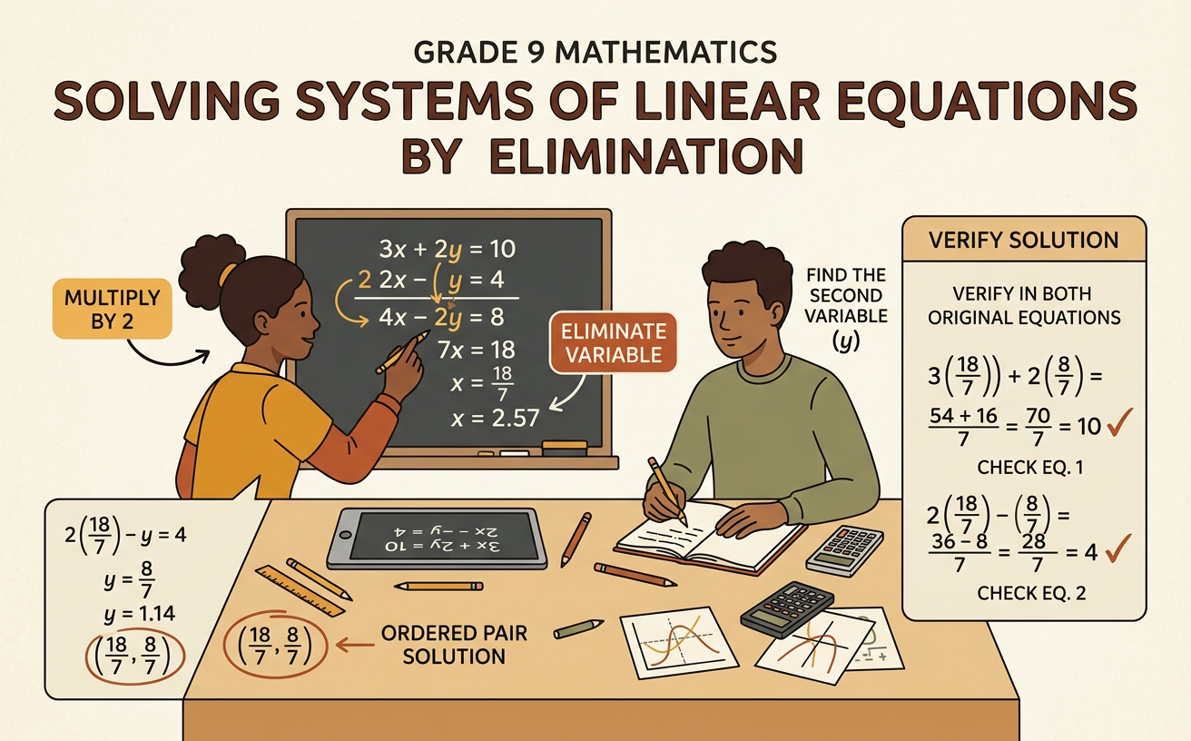 Solving Systems of Linear Equations by Elimination