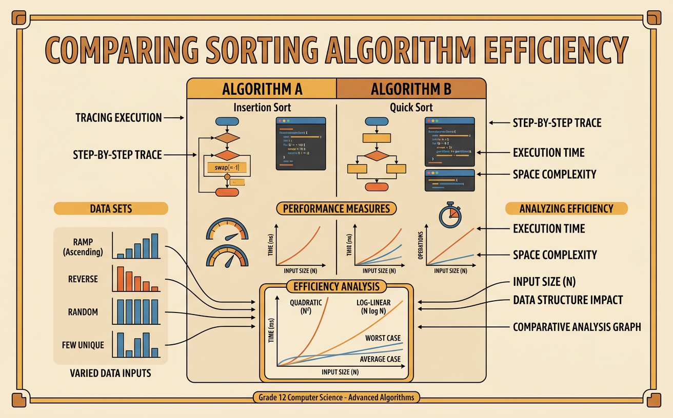 Comparing Sorting Algorithm Efficiency