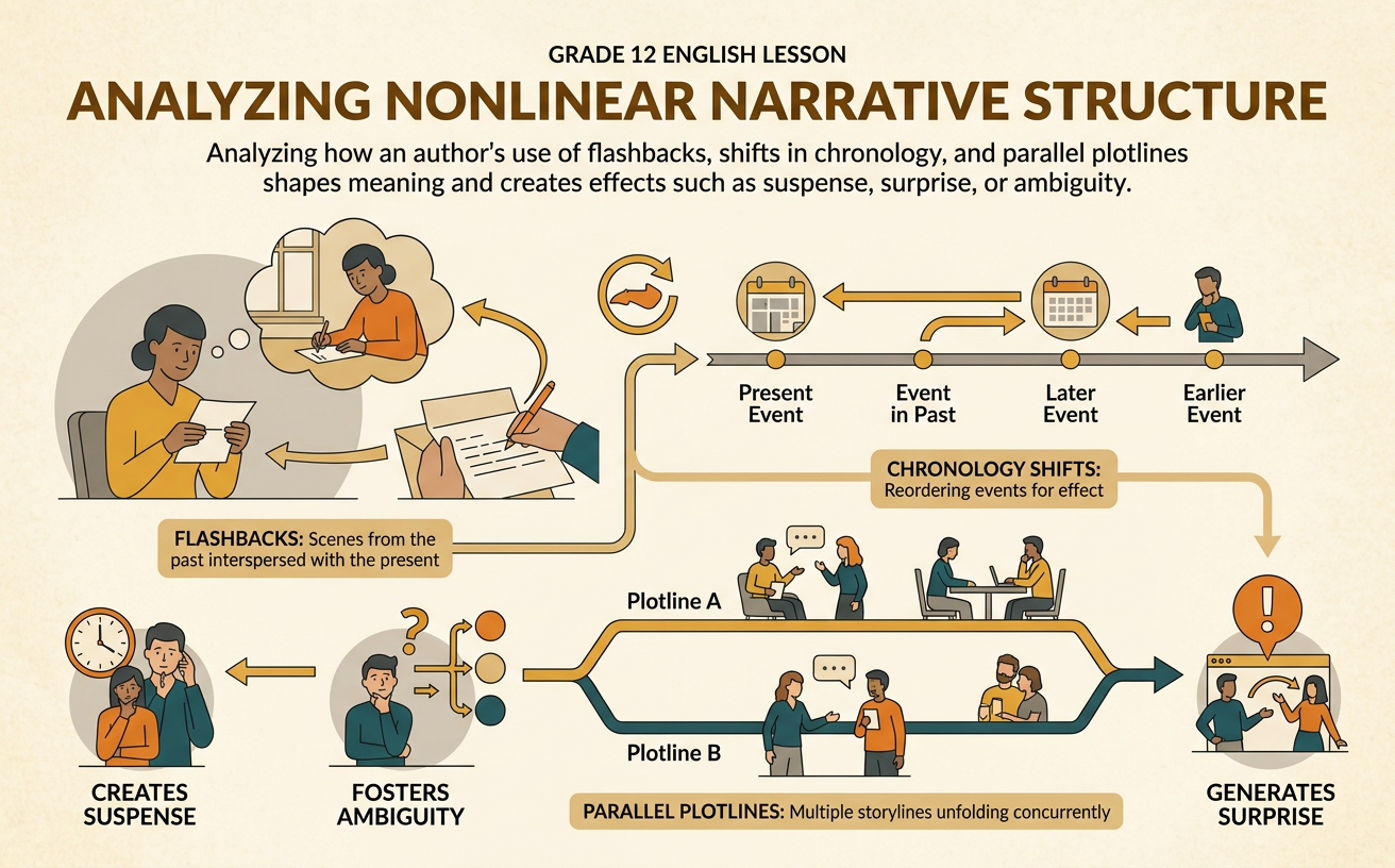 Analyzing Nonlinear Narrative Structure