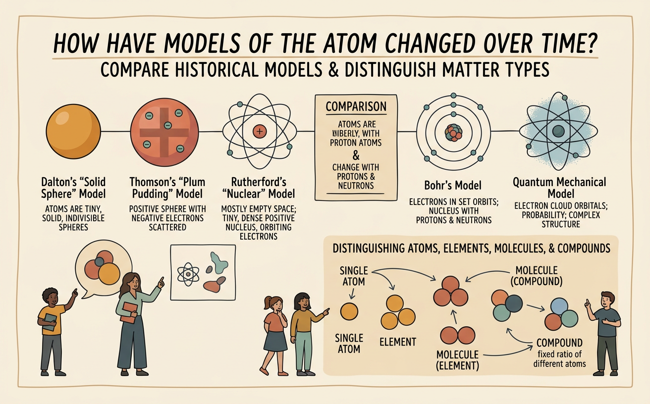 How Have Models of the Atom Changed Over Time?