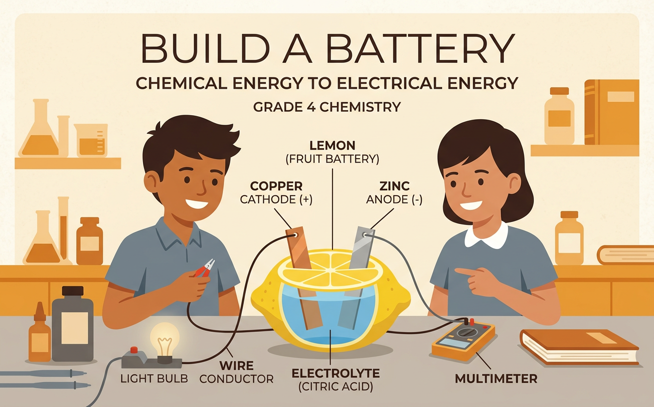Build a Battery: Chemical Energy to Electrical Energy