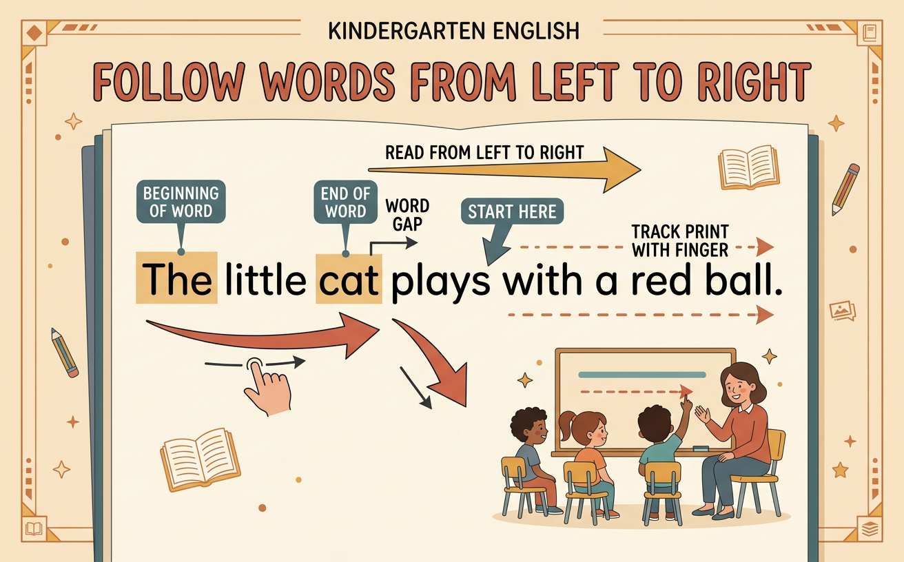 Follow Words from Left to Right