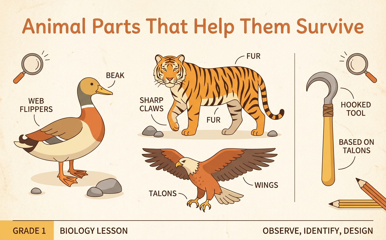 Animal Parts That Help Them Survive