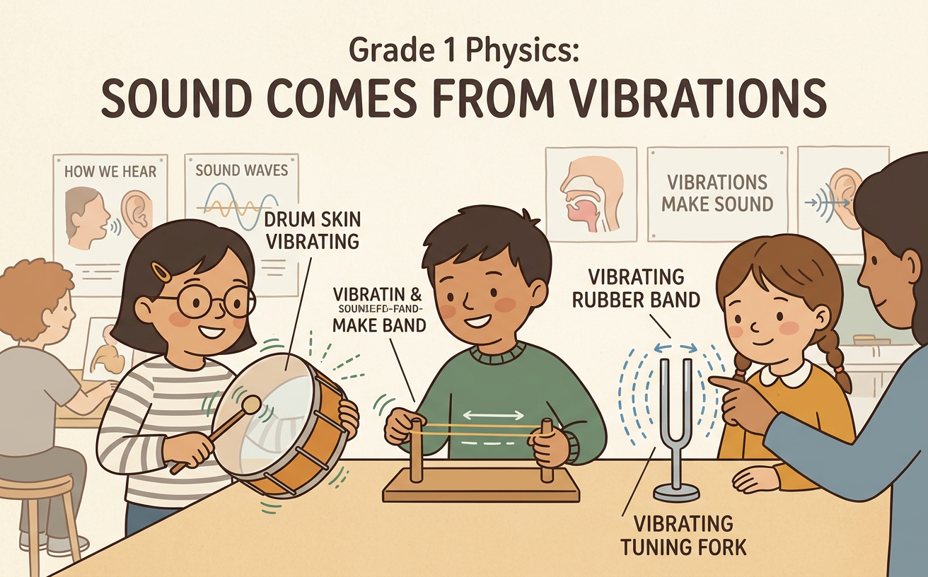 Sound Comes from Vibrations