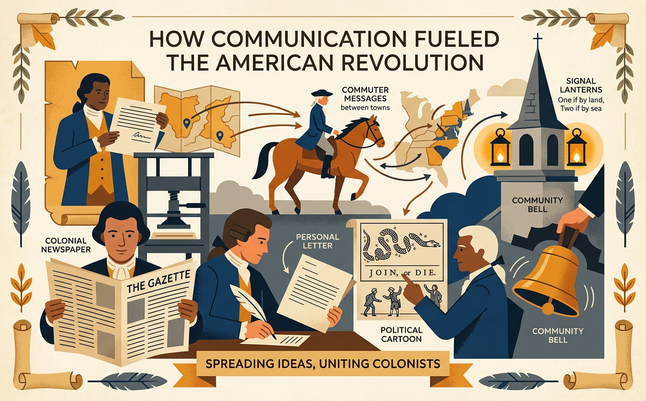 How Communication Fueled the American Revolution