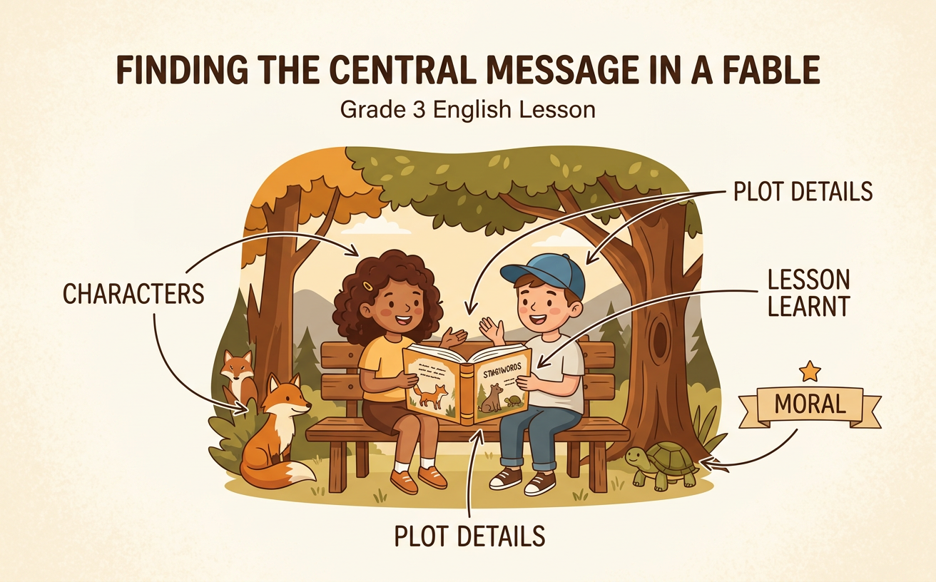 Finding the Central Message in a Fable
