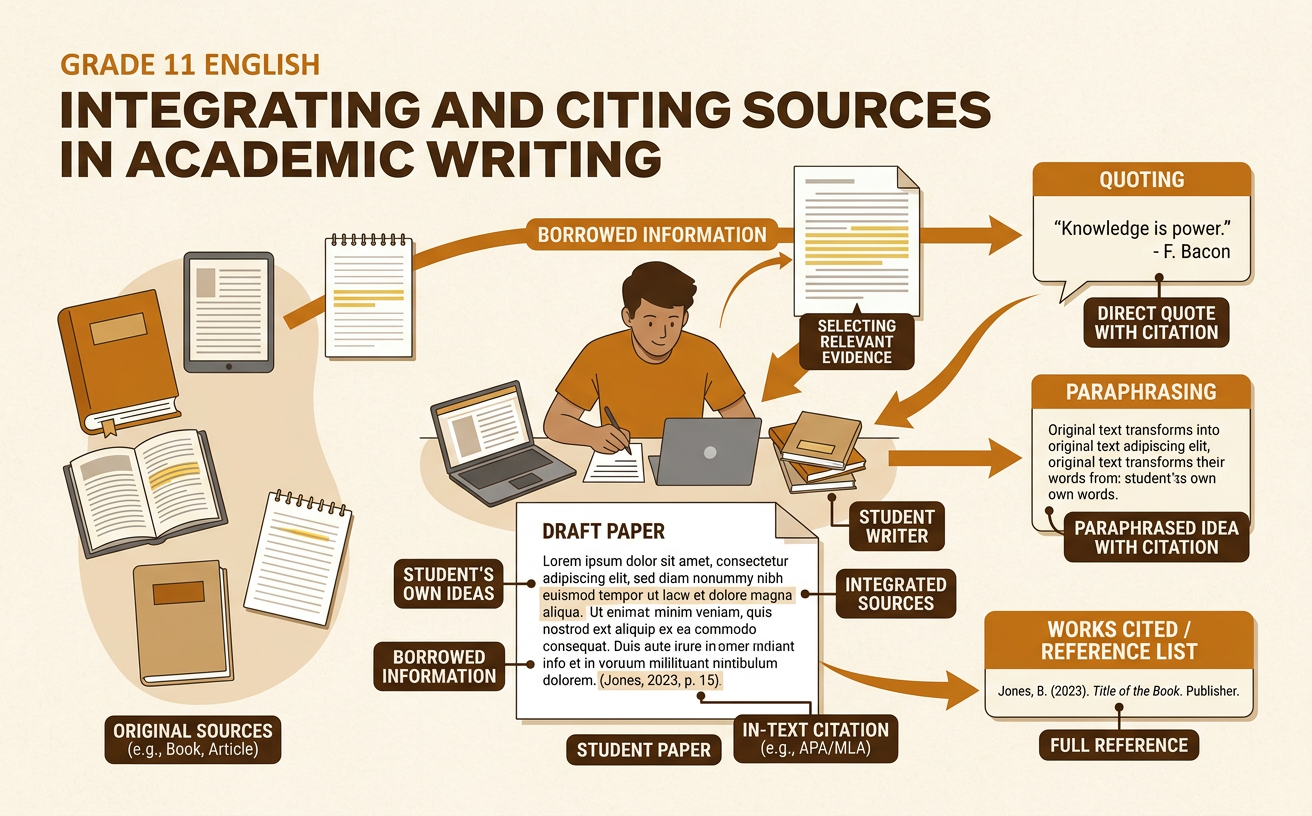 Integrating and Citing Sources in Academic Writing