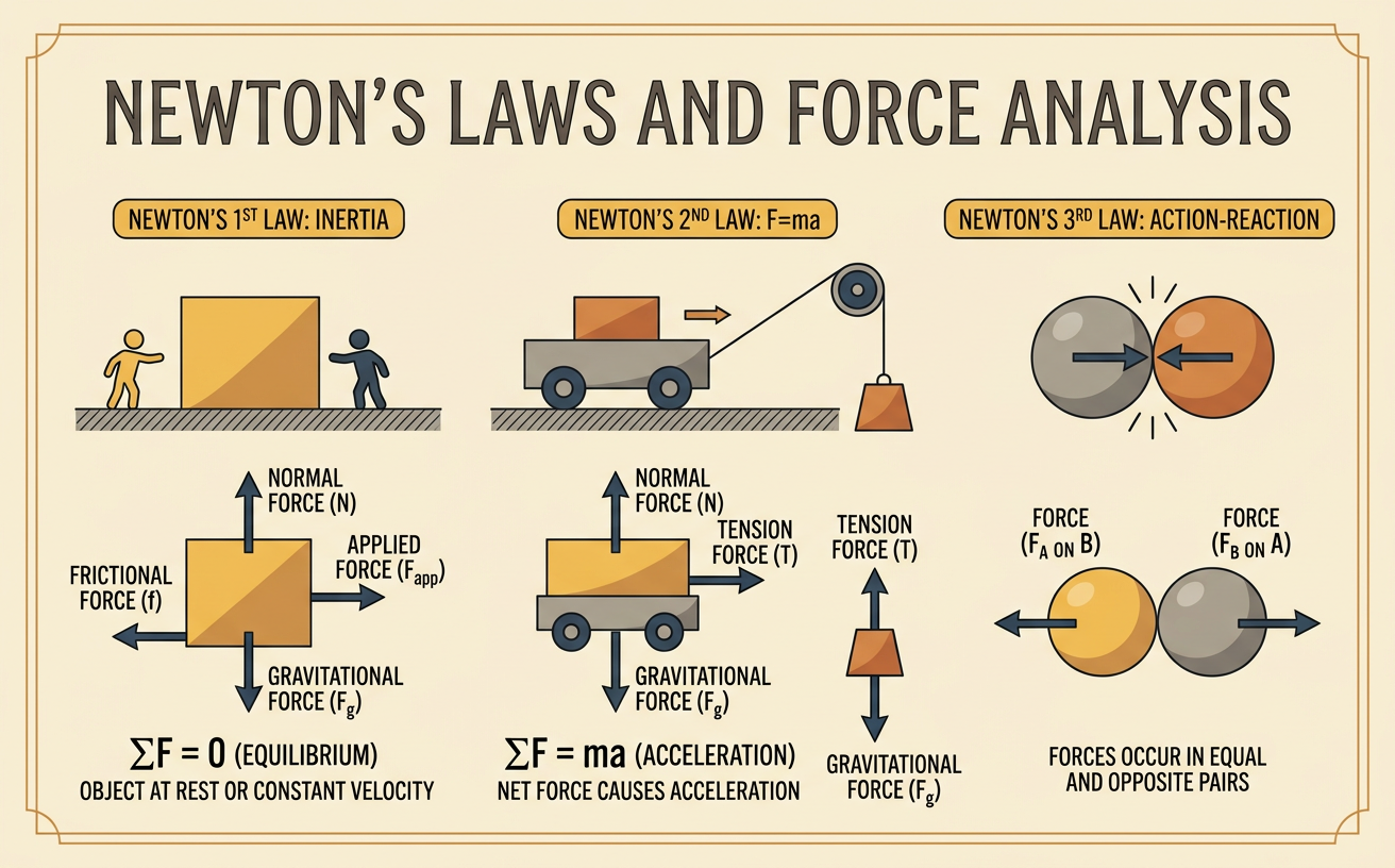 Newton’s Laws and Force Analysis