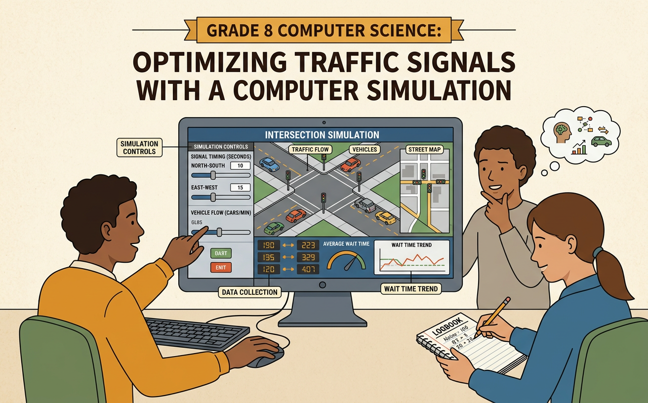 Optimizing Traffic Signals with a Computer Simulation