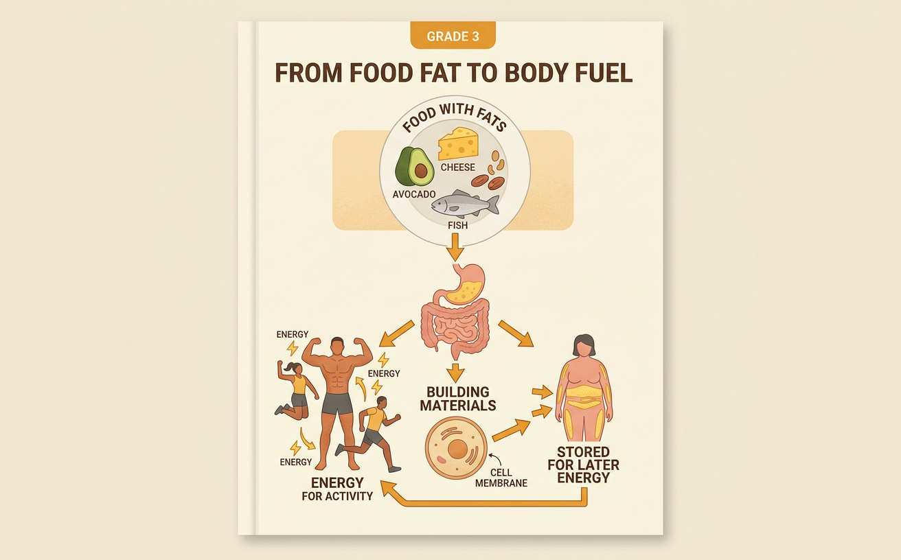 From Food Fat to Body Fuel