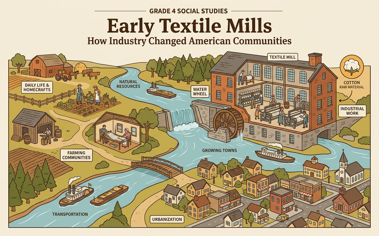 Early Textile Mills: How Industry Changed American Communities