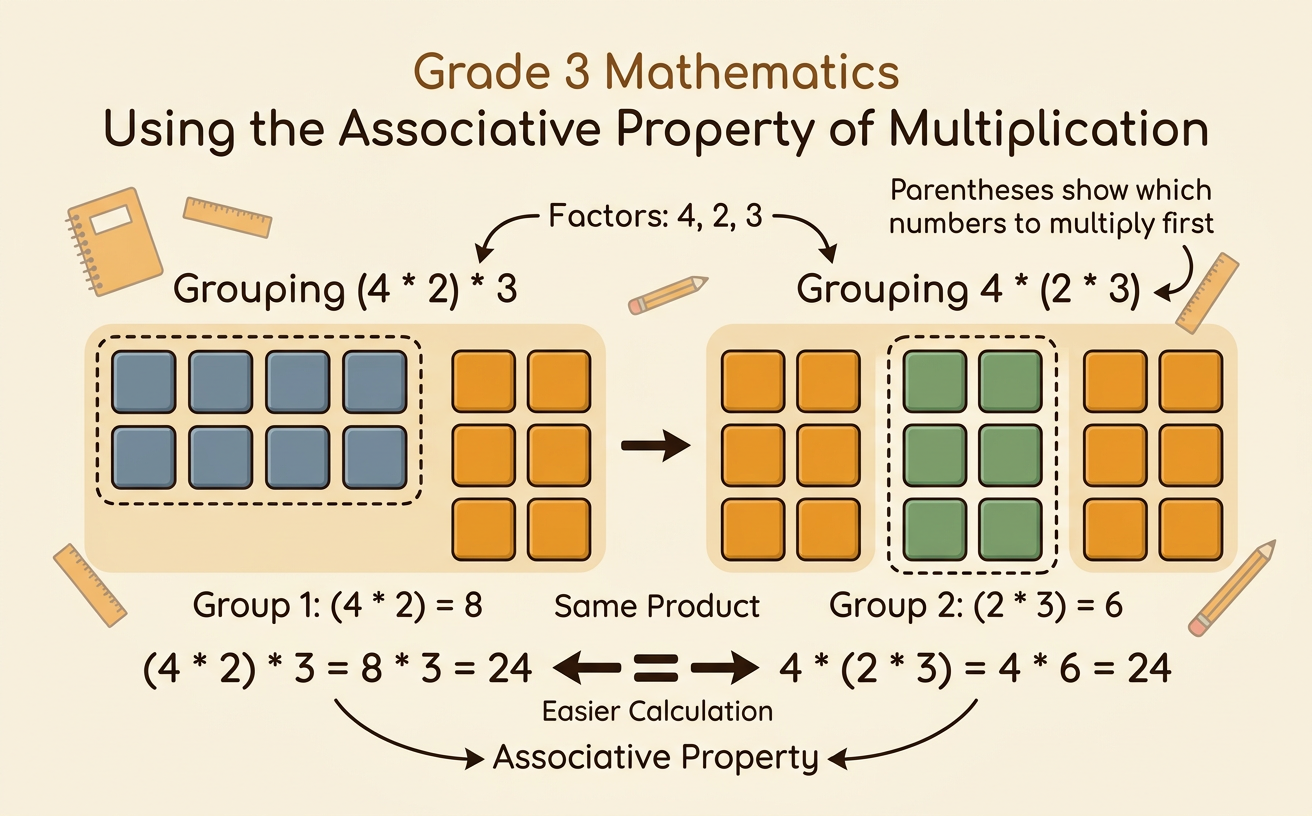 Using the Associative Property of Multiplication