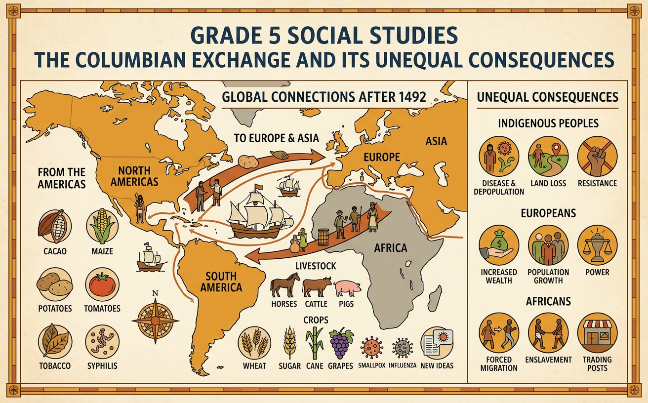 The Columbian Exchange and Its Unequal Consequences