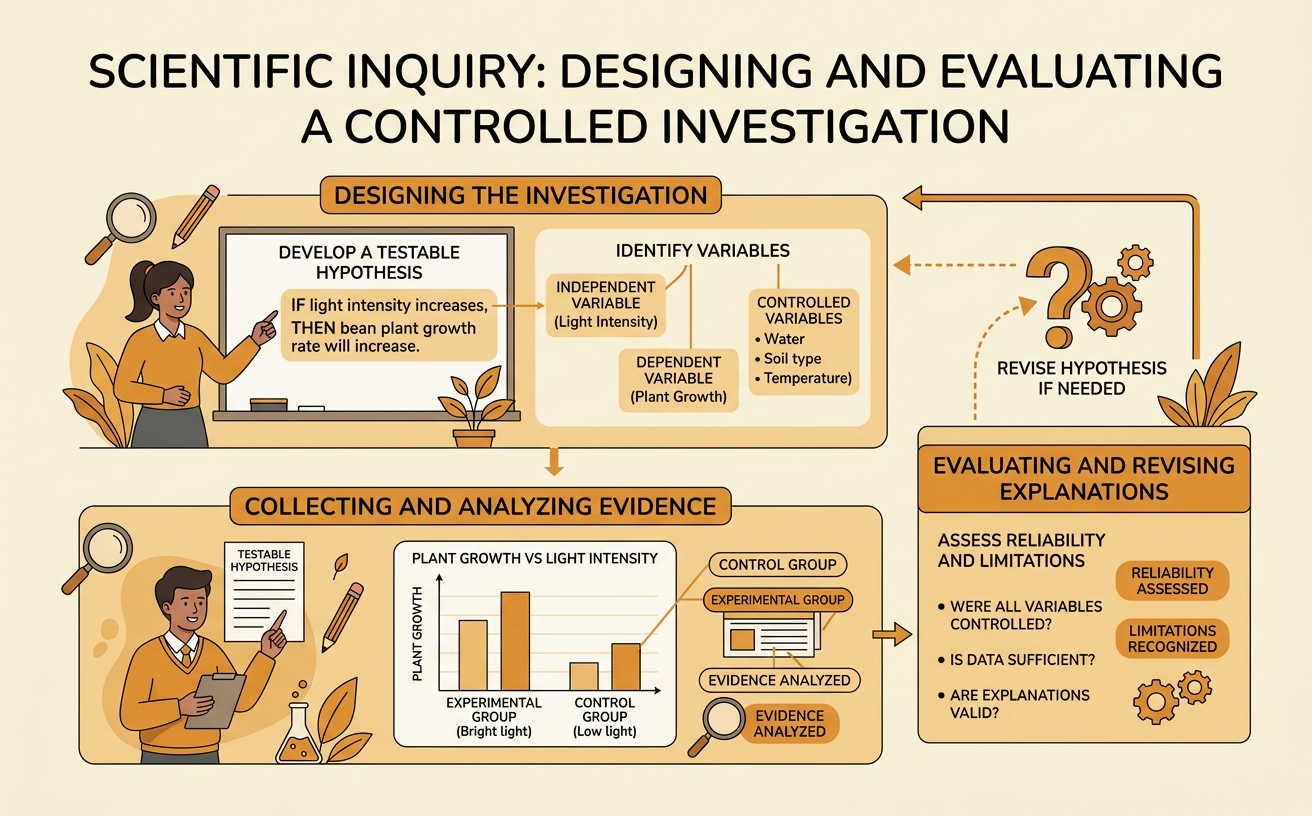 Scientific Inquiry: Designing and Evaluating a Controlled Investigation