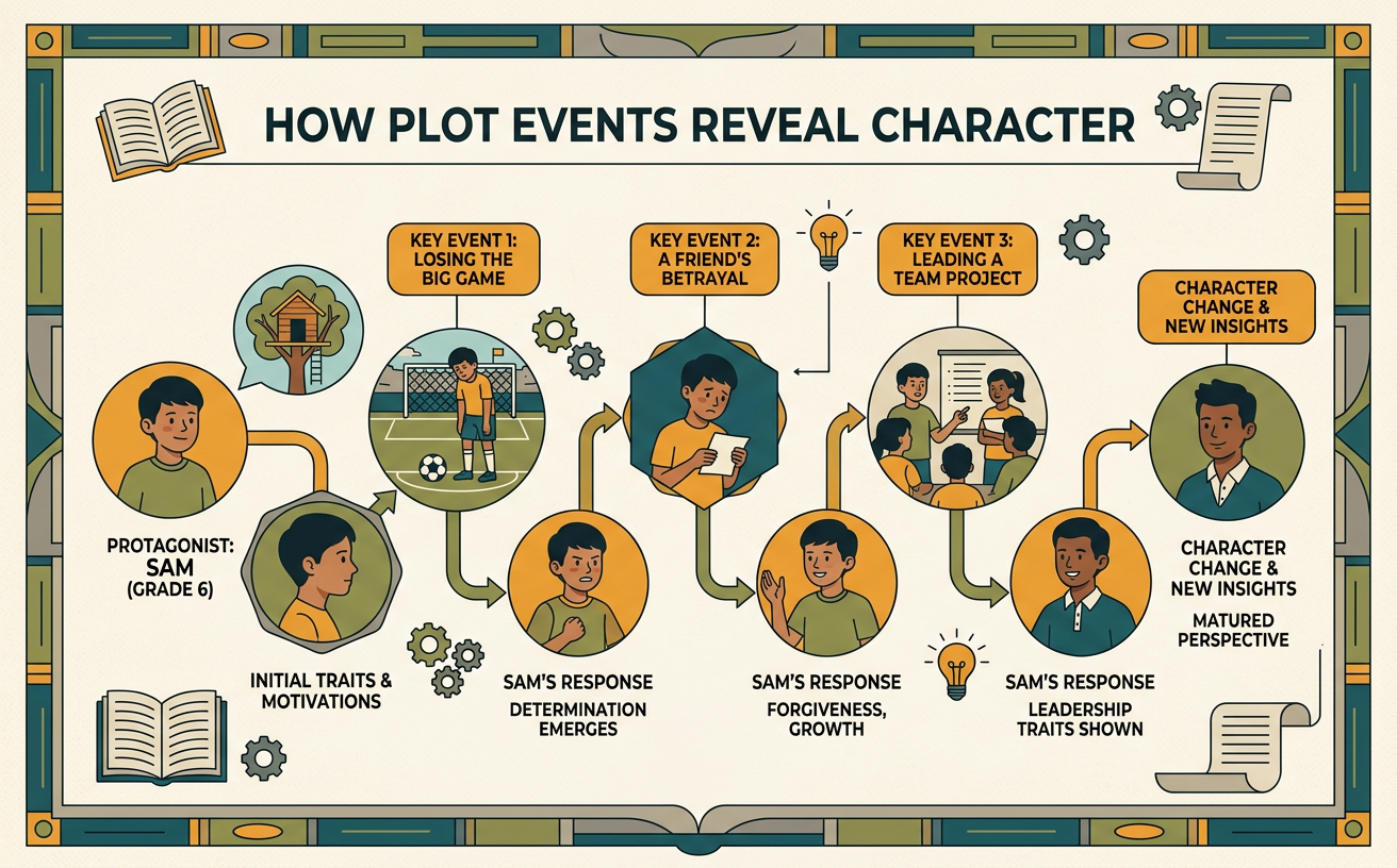 How Plot Events Reveal Character