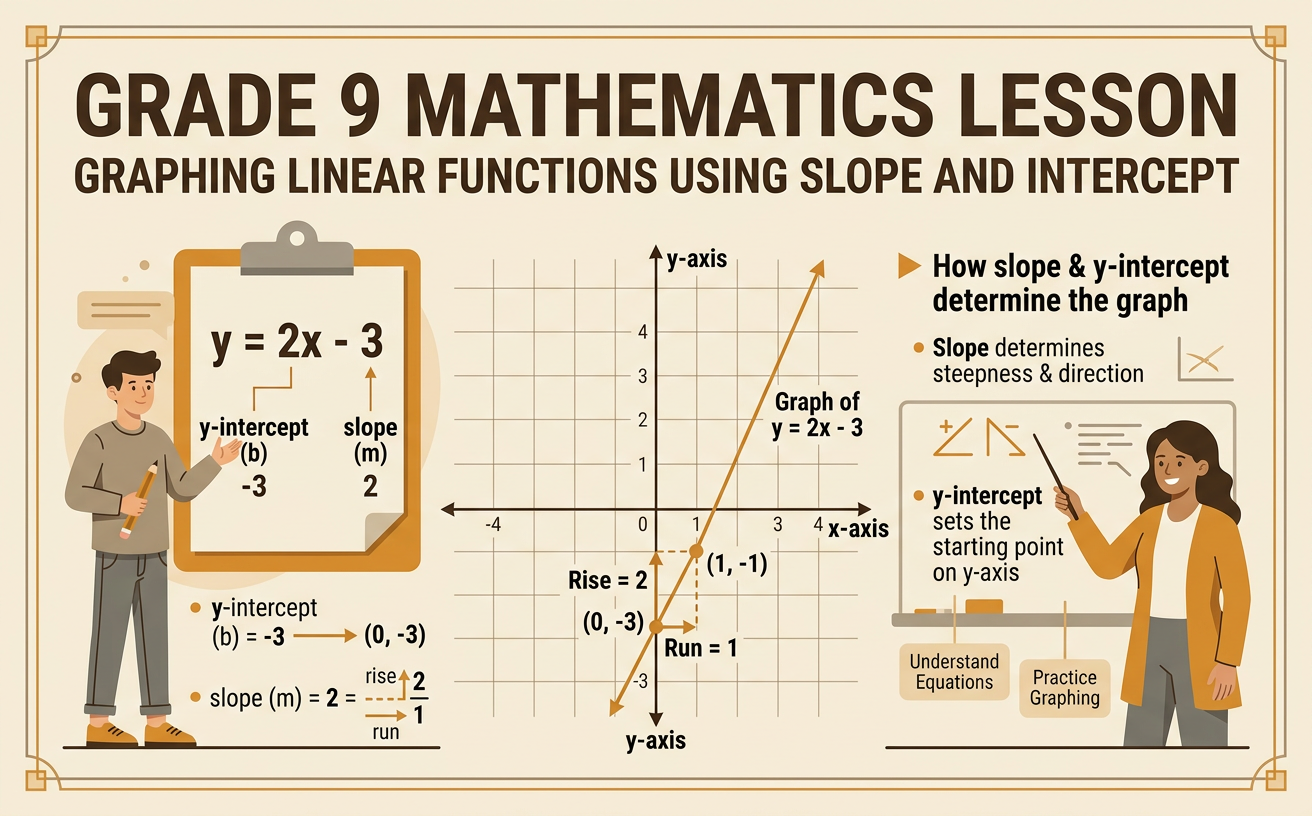 Graphing Linear Functions Using Slope and Intercept