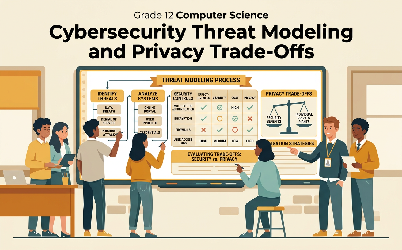 Cybersecurity Threat Modeling and Privacy Trade-Offs
