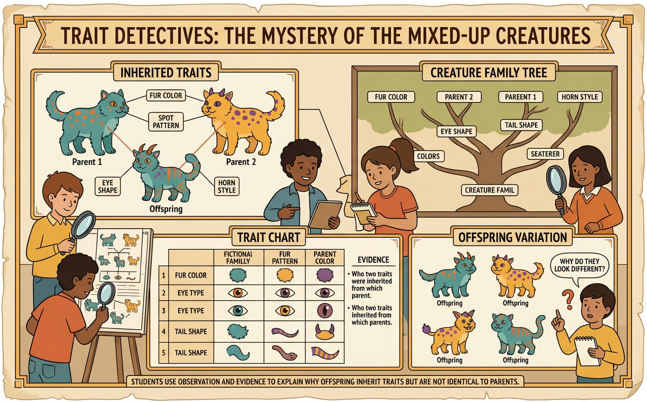 Trait Detectives: The Mystery of the Mixed-Up Creatures