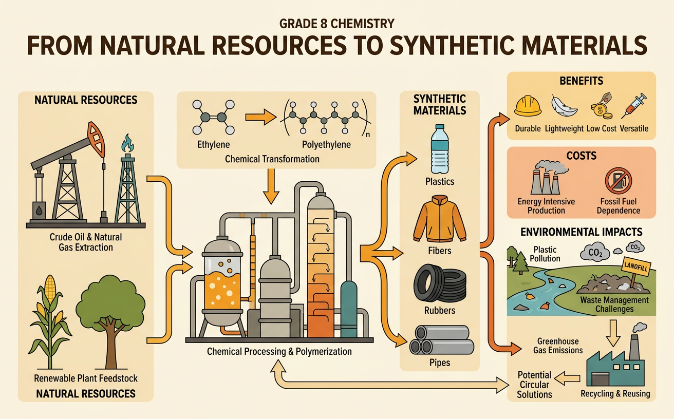 From Natural Resources to Synthetic Materials