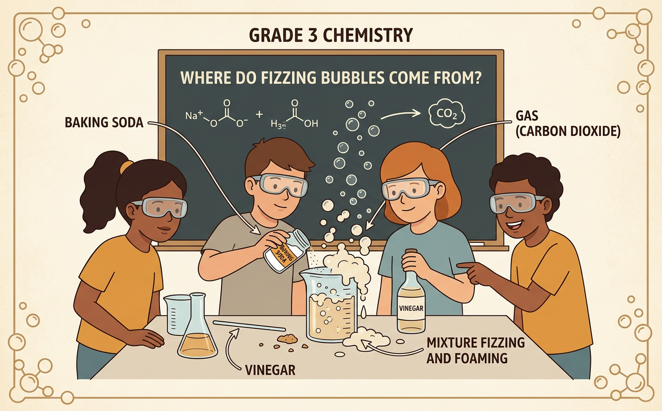 Where Do Fizzing Bubbles Come From?