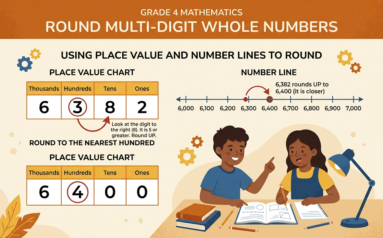 Round Multi-Digit Whole Numbers