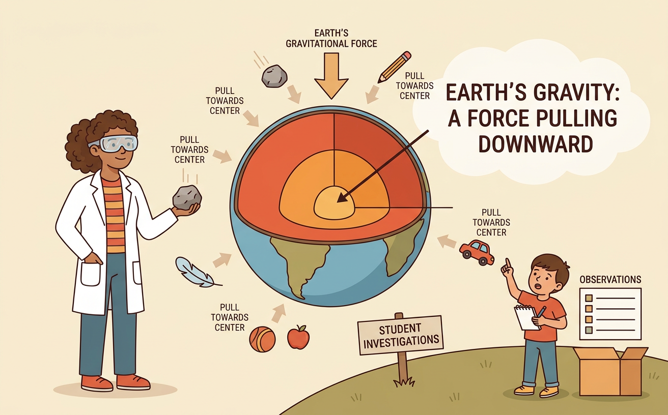 Earth’s Gravity: A Force Pulling Downward