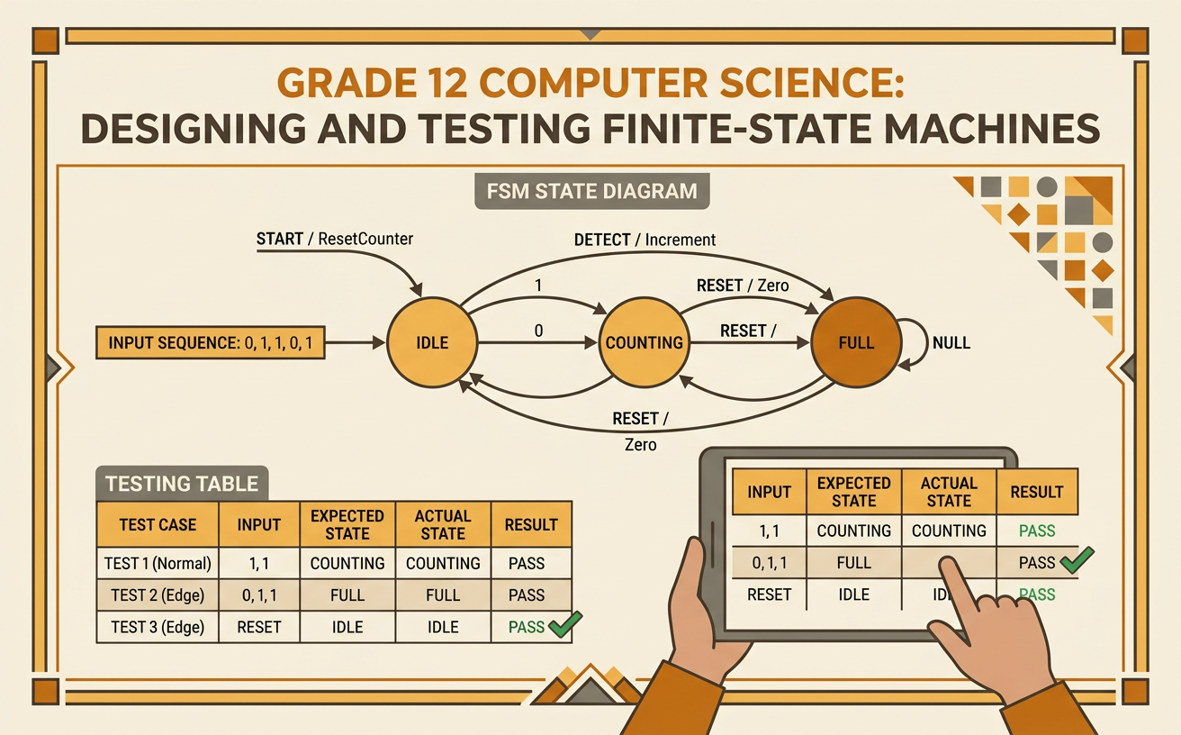 Designing and Testing Finite-State Machines