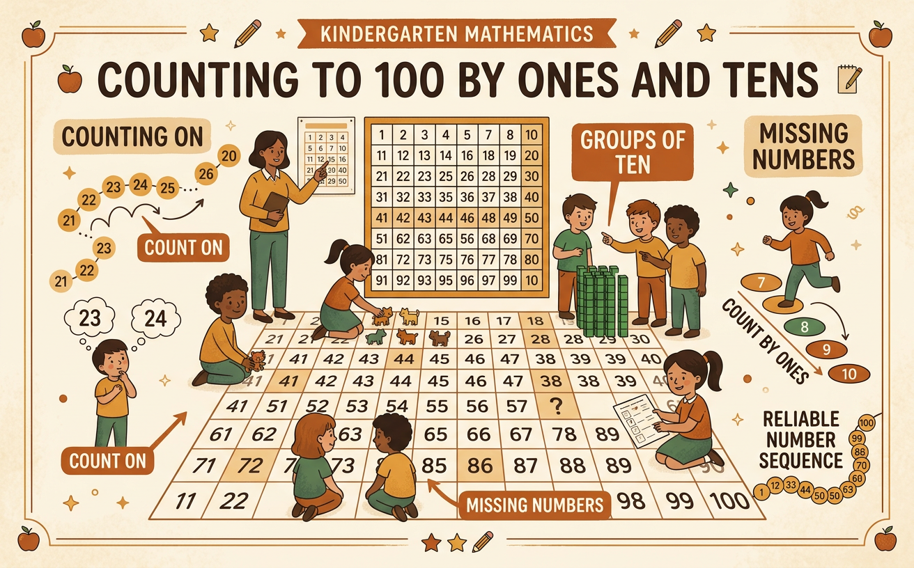 Counting to 100 by Ones and Tens