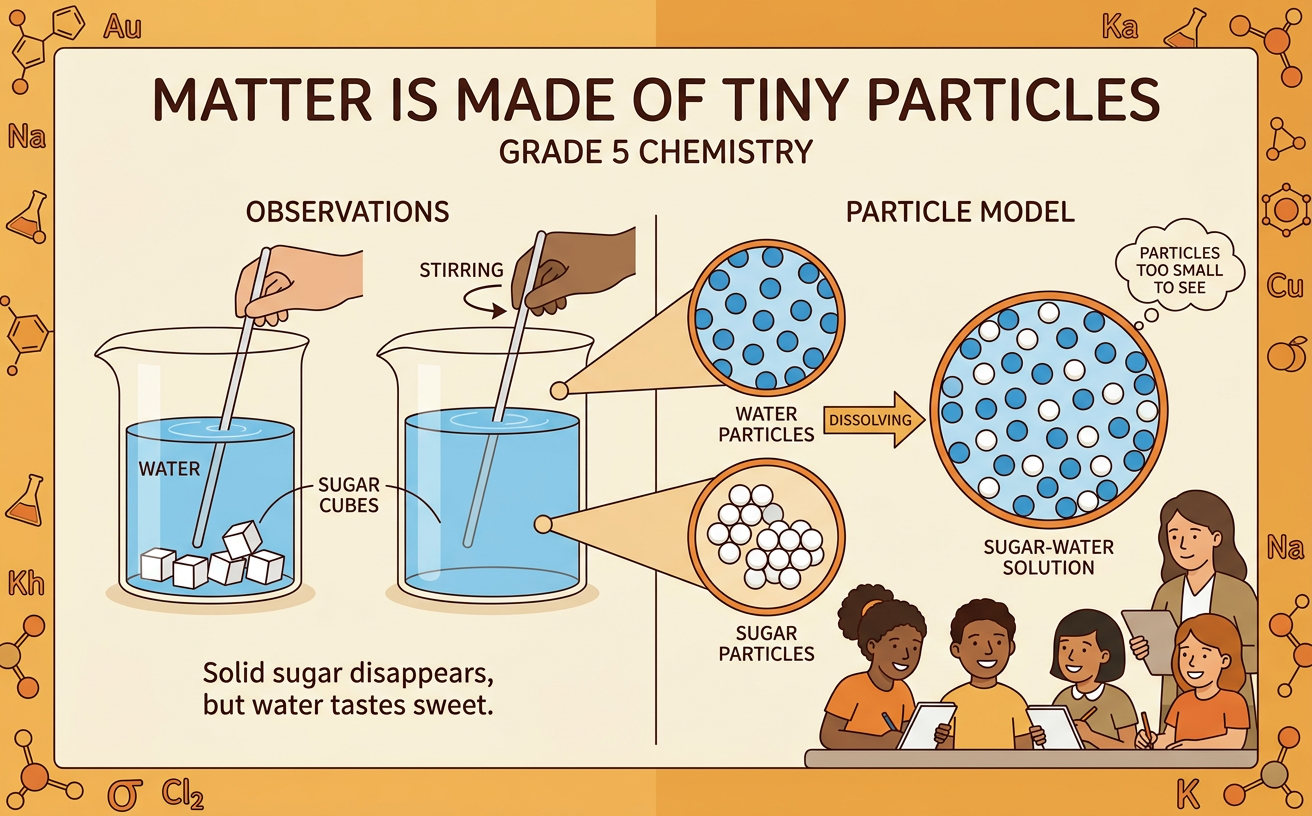 Matter Is Made of Tiny Particles