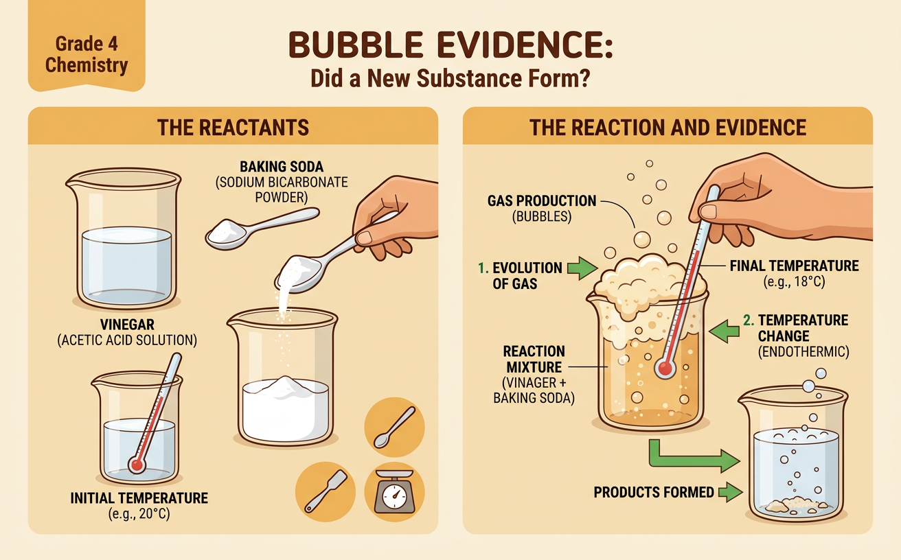Bubble Evidence: Did a New Substance Form?
