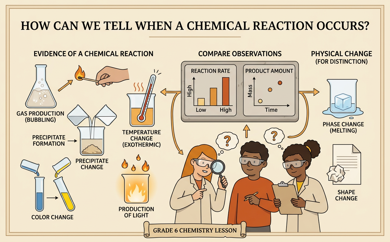 How Can We Tell When a Chemical Reaction Occurs?