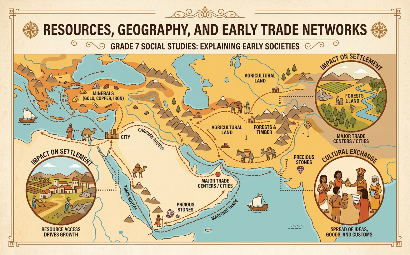 Resources, Geography, and Early Trade Networks