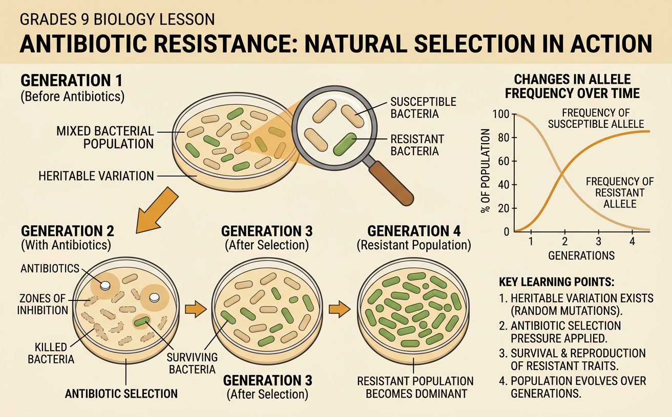 Antibiotic Resistance: Natural Selection in Action