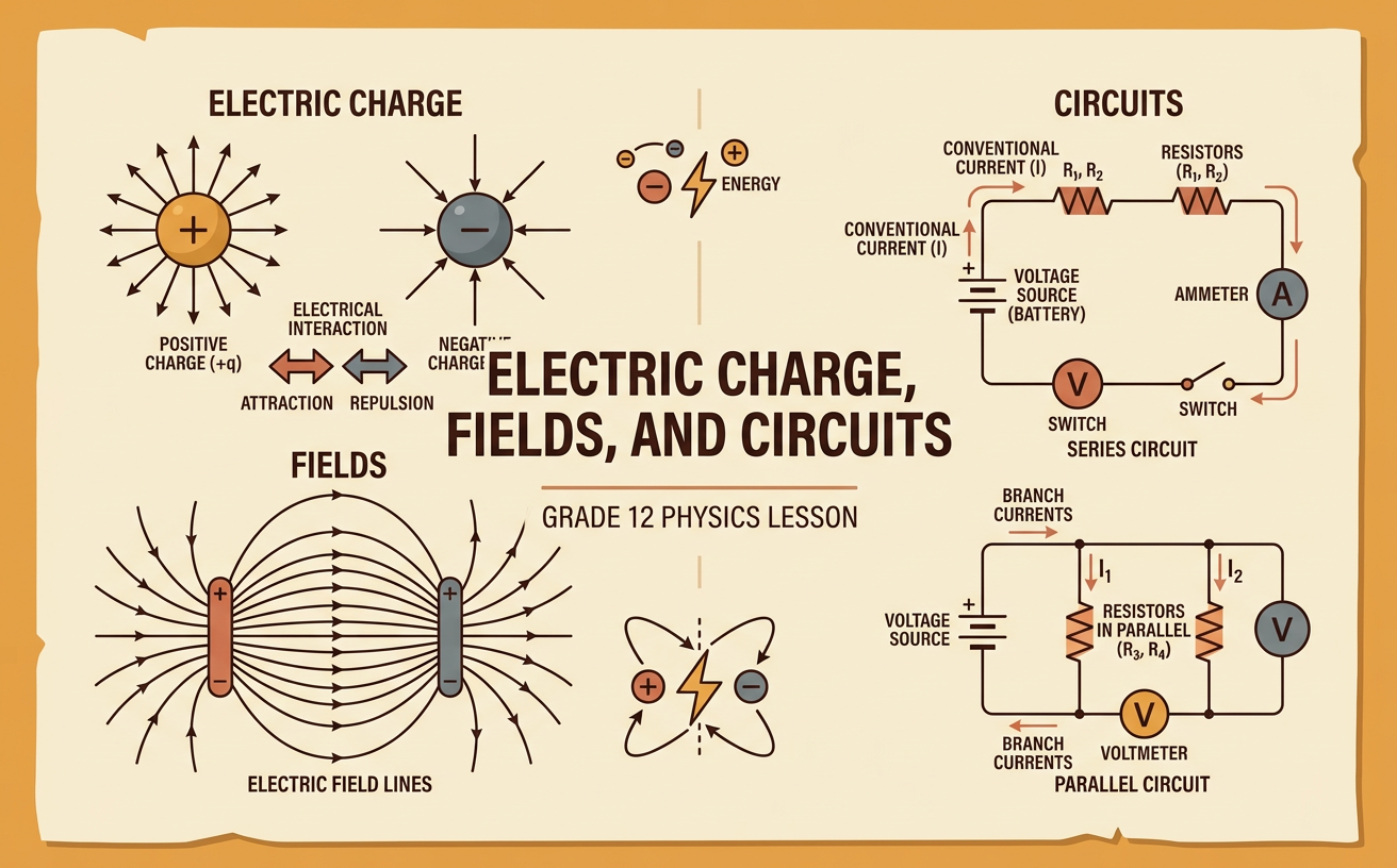 Electric Charge, Fields, and Circuits