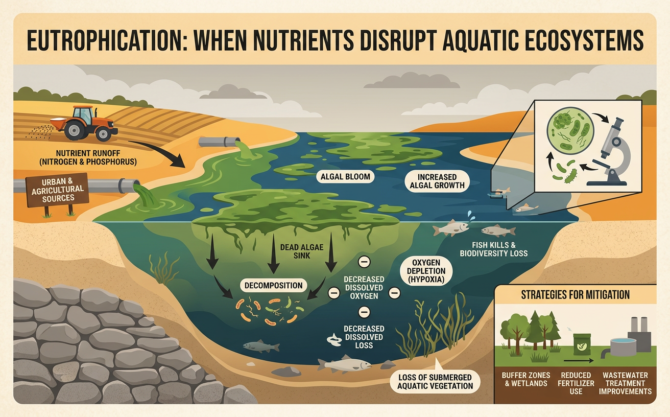 Eutrophication: When Nutrients Disrupt Aquatic Ecosystems