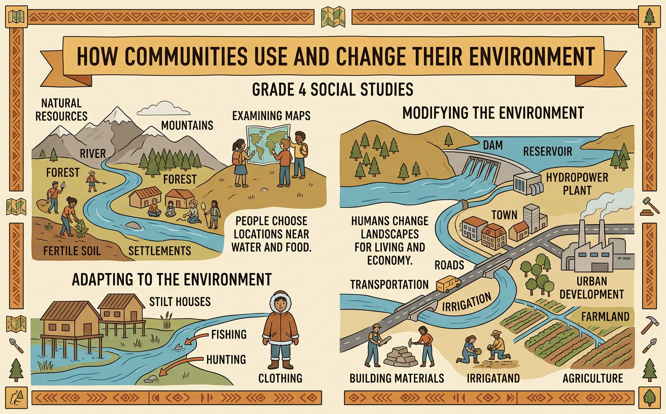 How Communities Use and Change Their Environment