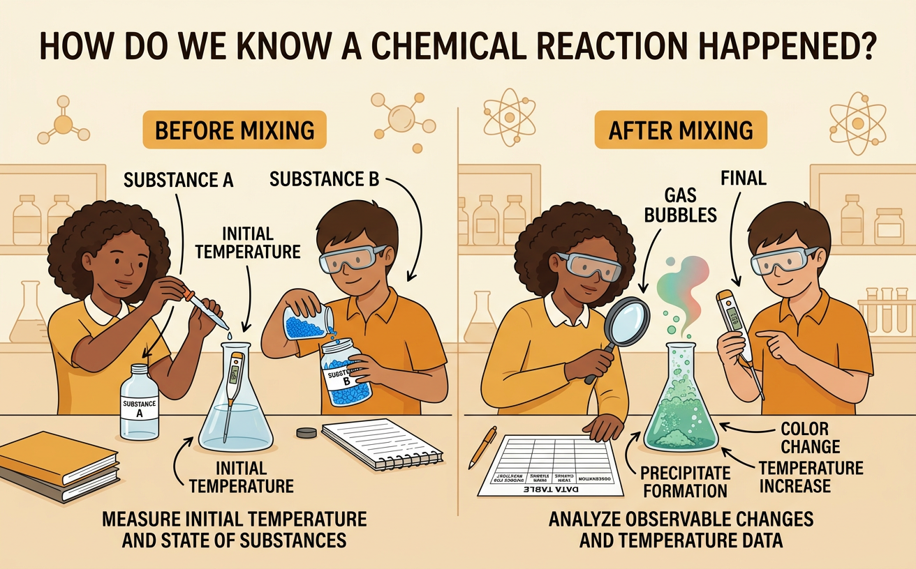 How Do We Know a Chemical Reaction Happened?