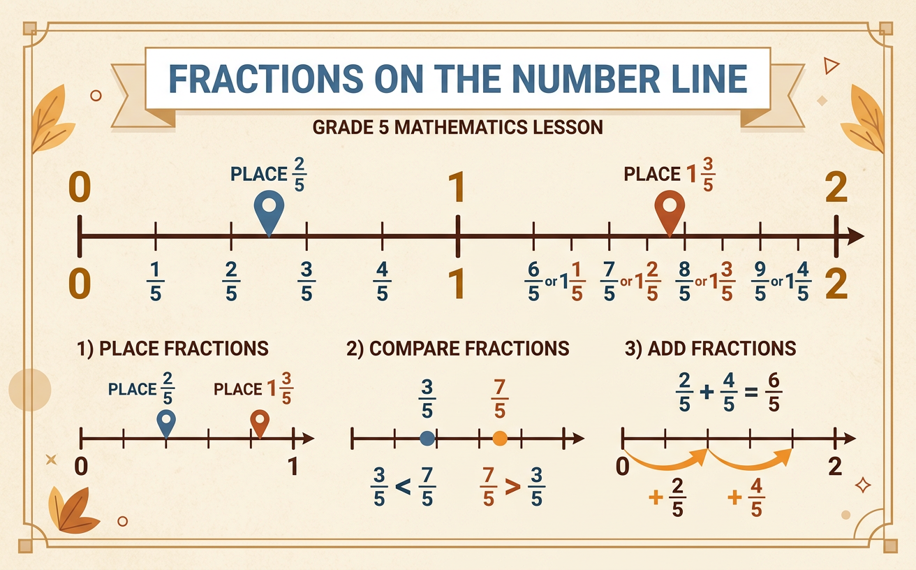 Fractions on the Number Line