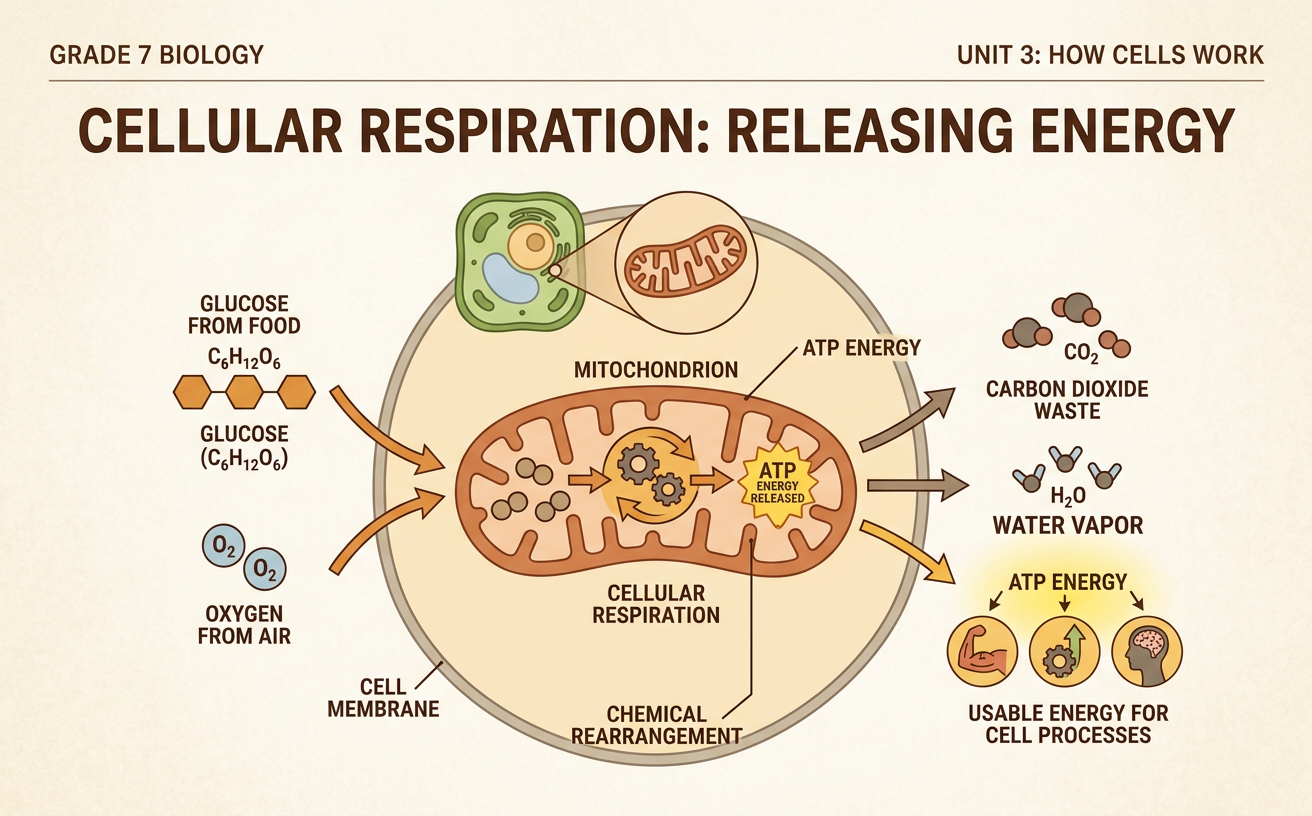 How Cells Release Energy from Food