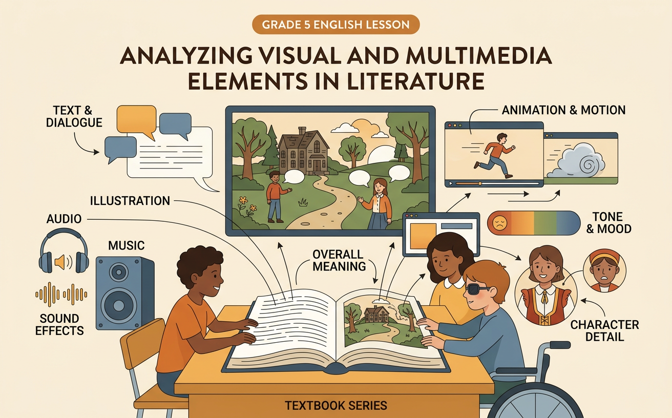 Analyzing Visual and Multimedia Elements in Literature