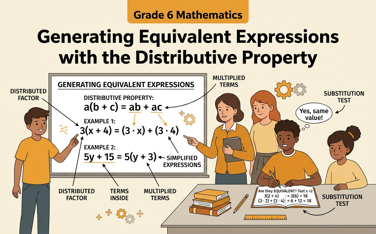 Generating Equivalent Expressions with the Distributive Property