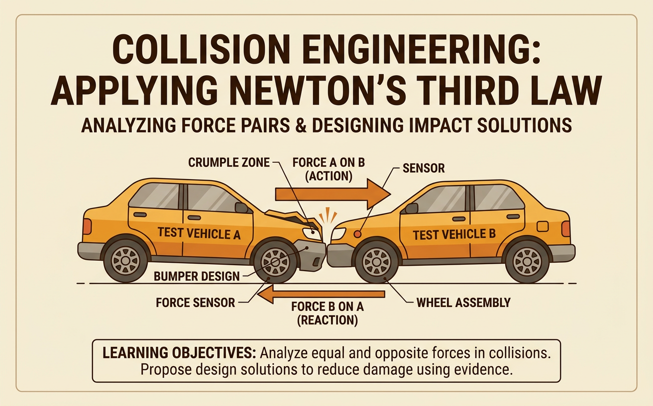 Collision Engineering: Applying Newton’s Third Law