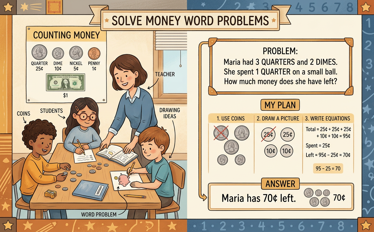 Solve Money Word Problems