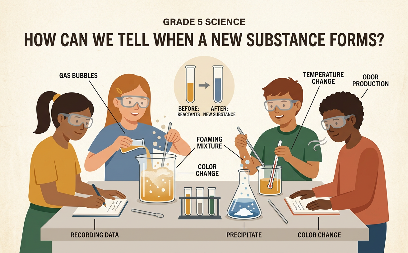 How Can We Tell When a New Substance Forms?