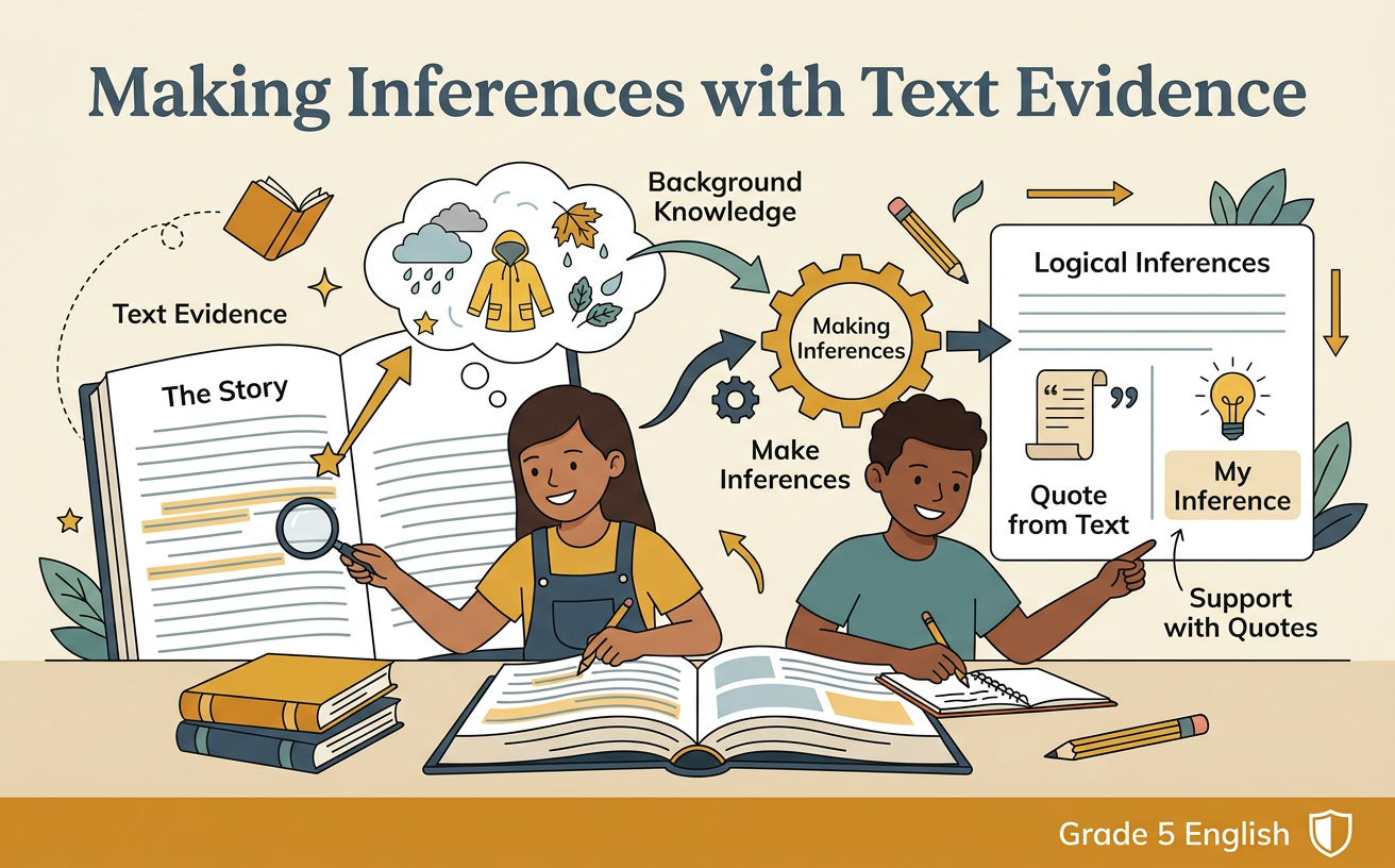 Making Inferences with Text Evidence