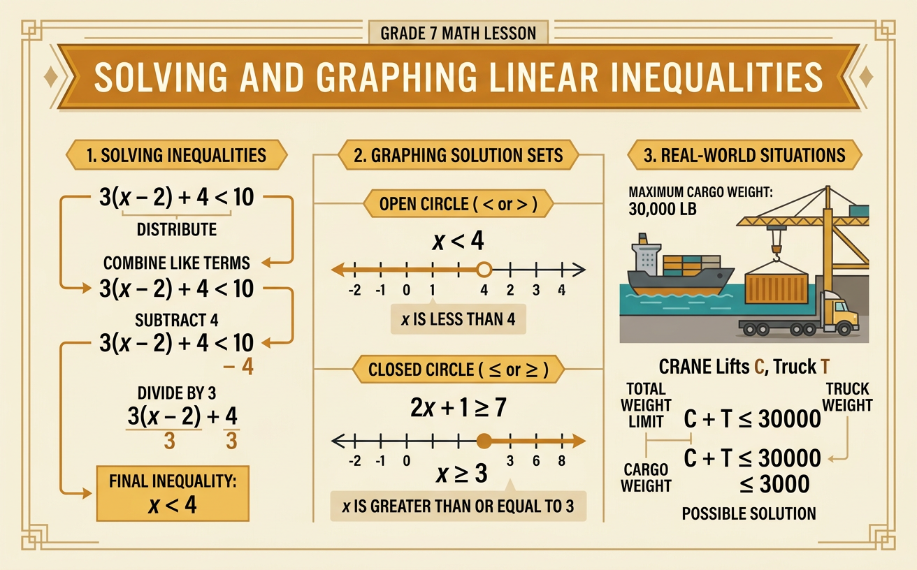 Solving and Graphing Linear Inequalities