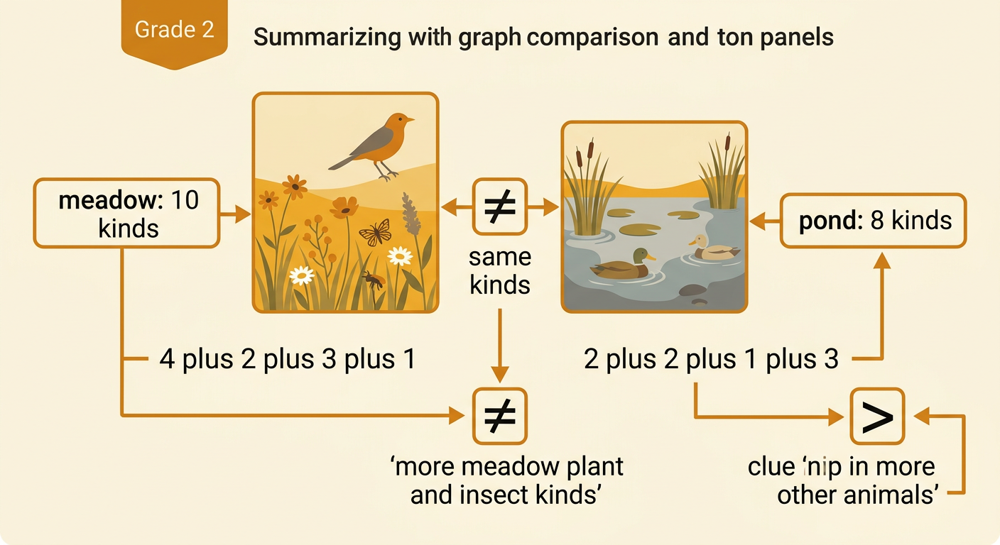 The habitat graph is shown with total kinds and key category comparisons highlighted.